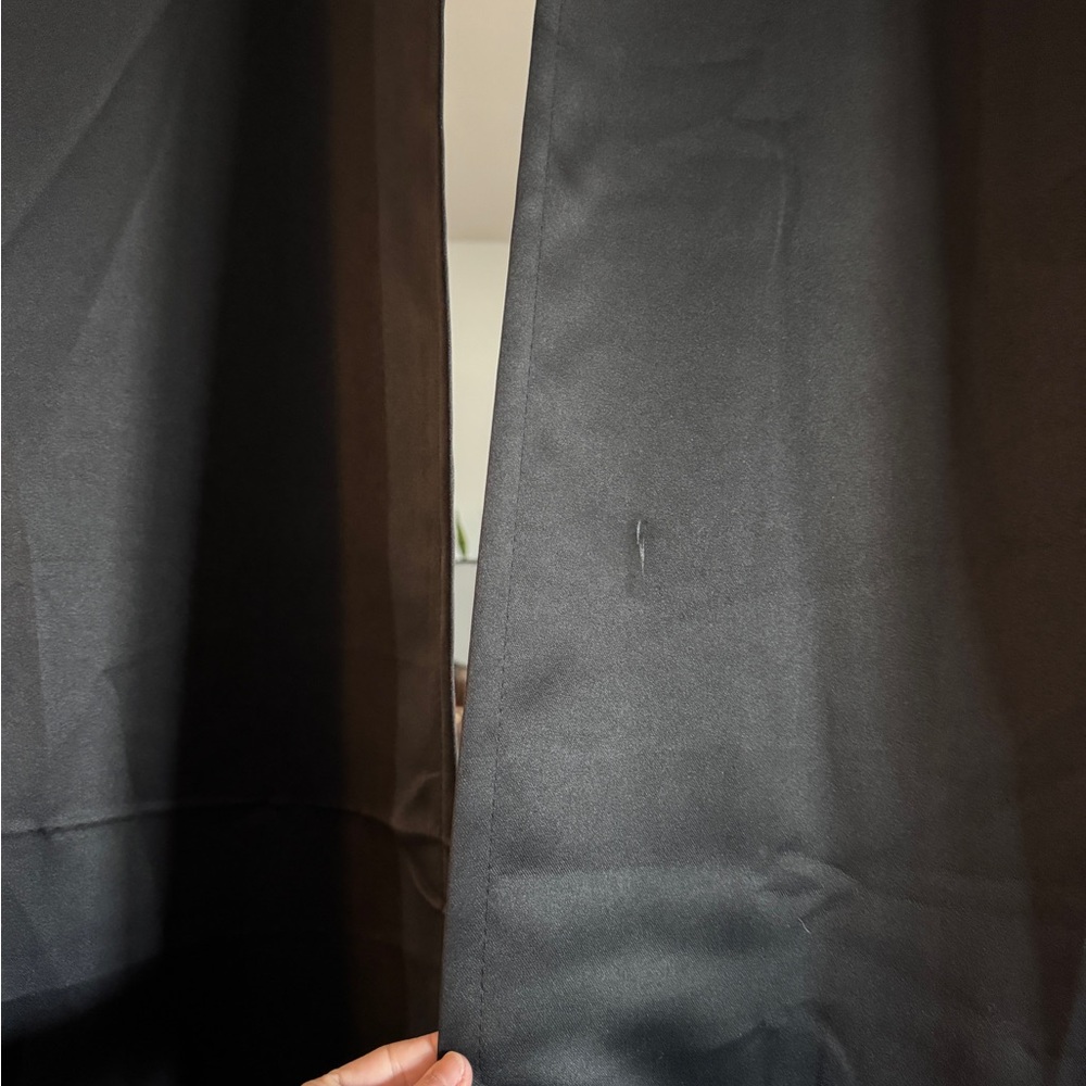 Set of 2 Black 3.5'x7' Curtains - Picture 5 of 5